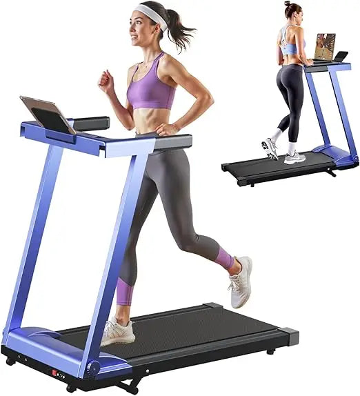 Compact 4-in-1 Folding Treadmill with Incline for Home Fitness, Supporting 300 LBS, Ideal for Small Spaces with Hand Controls