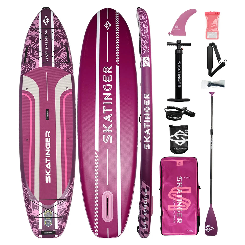 Skatinger 11'6'' X 35'' X 6'' Inflatable Paddle Board for Adults Paddle Gonflables Sup Board Prancha Paddle