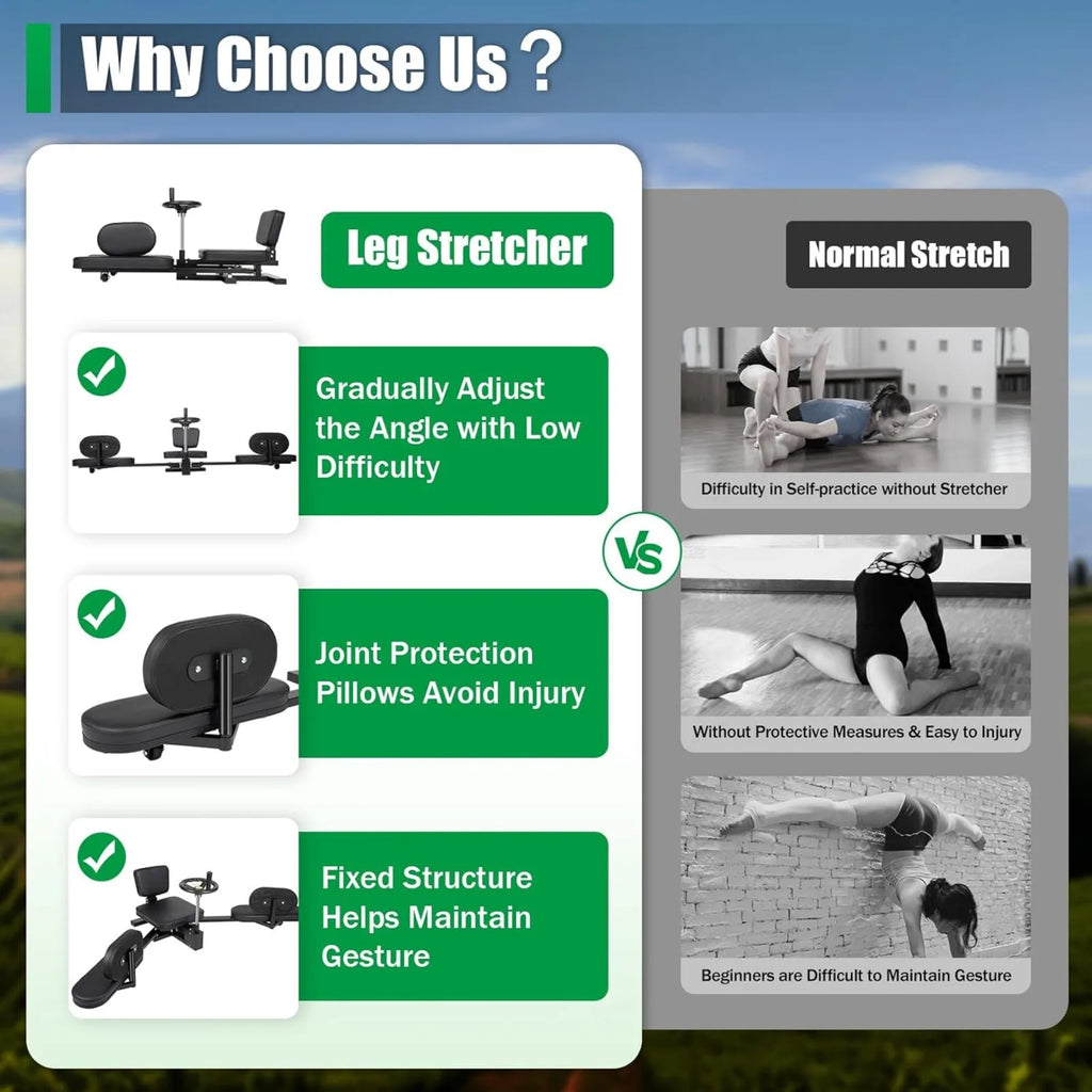 Leg Stretcher Machine for Flexibility Training - Split Machine Stretching Equipment for Fitness, Yoga, and Beauty,Dance Etc