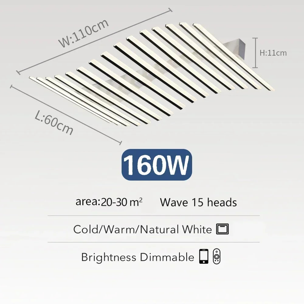 Nordic Art Line Acrylic Led Ceiling Lamp Living Room Restaurants Bedroom Kitchen Bar Chandelier  Modern Home Decoration Lighting