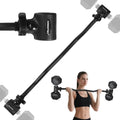 to Barbell Converter Bar, EZ Curl Barbell Adapter with 200LB Capacity, Adjustable Weight Bar for Home Fitness, Fits Standard 11.