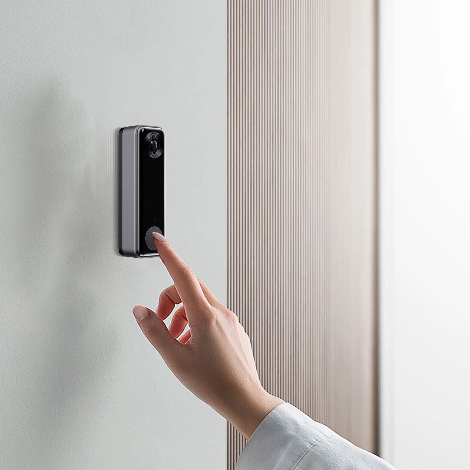 WiFi Video Doorbell Camera 2-Way Audio Wireless Video Doorbell with Human Detection Night Vision Cloud Storage for Home