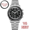 PAGANI DESIGN 2026 New Moon Men's Watches Luxury Quartz Watch For Men Auto Date Speed Chronograph AR Sapphire Mirror Wrist watch