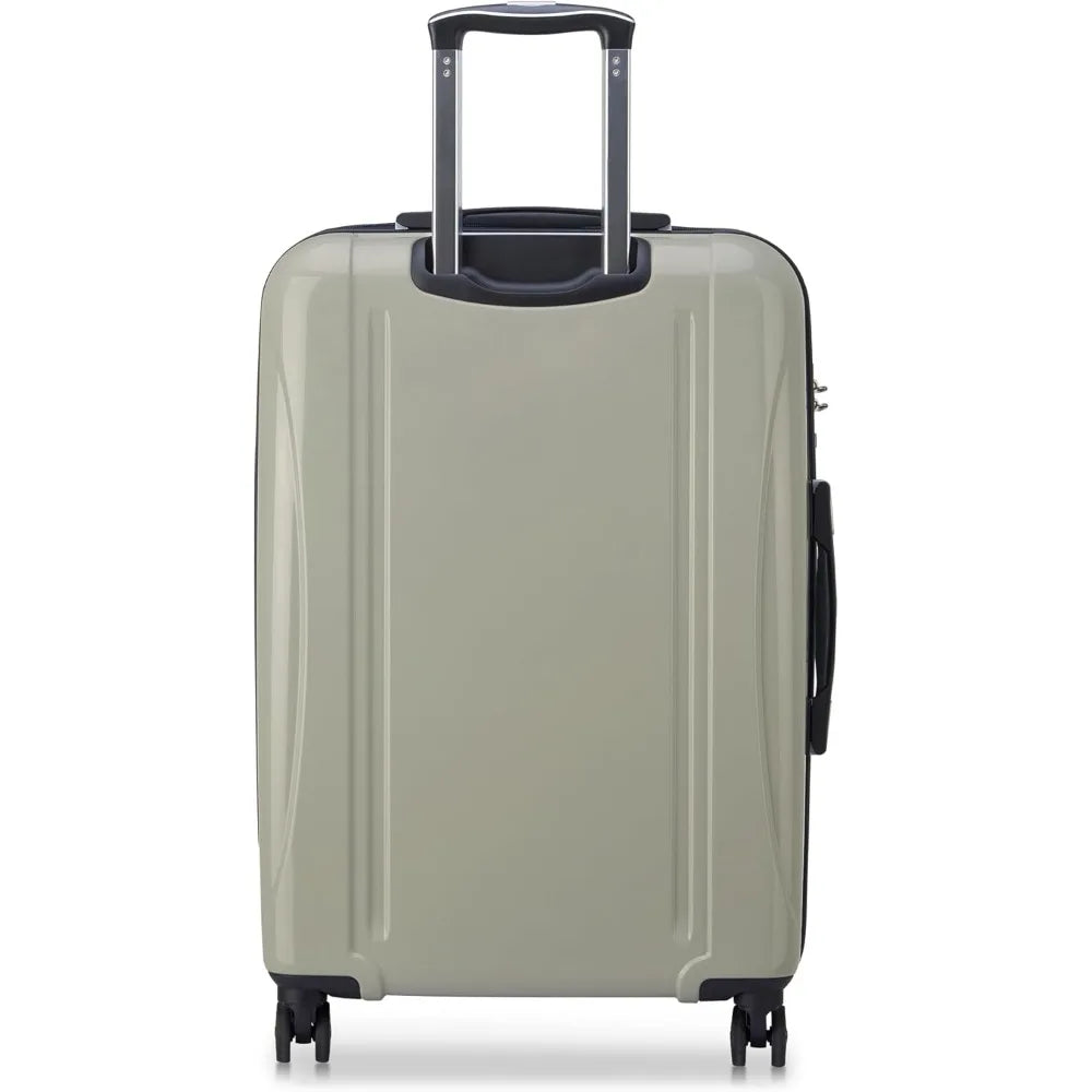 paris helium aero expandable spinner luggage, latte, medium 24 inch