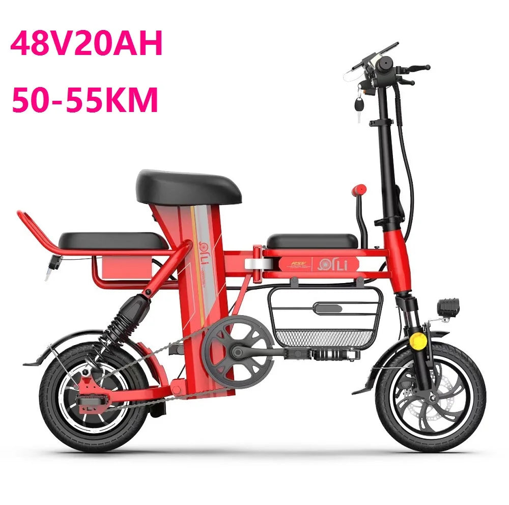 wholesale high speed electric bicycle two wheels mobility foldable adult electric bike scooters powerful with seat