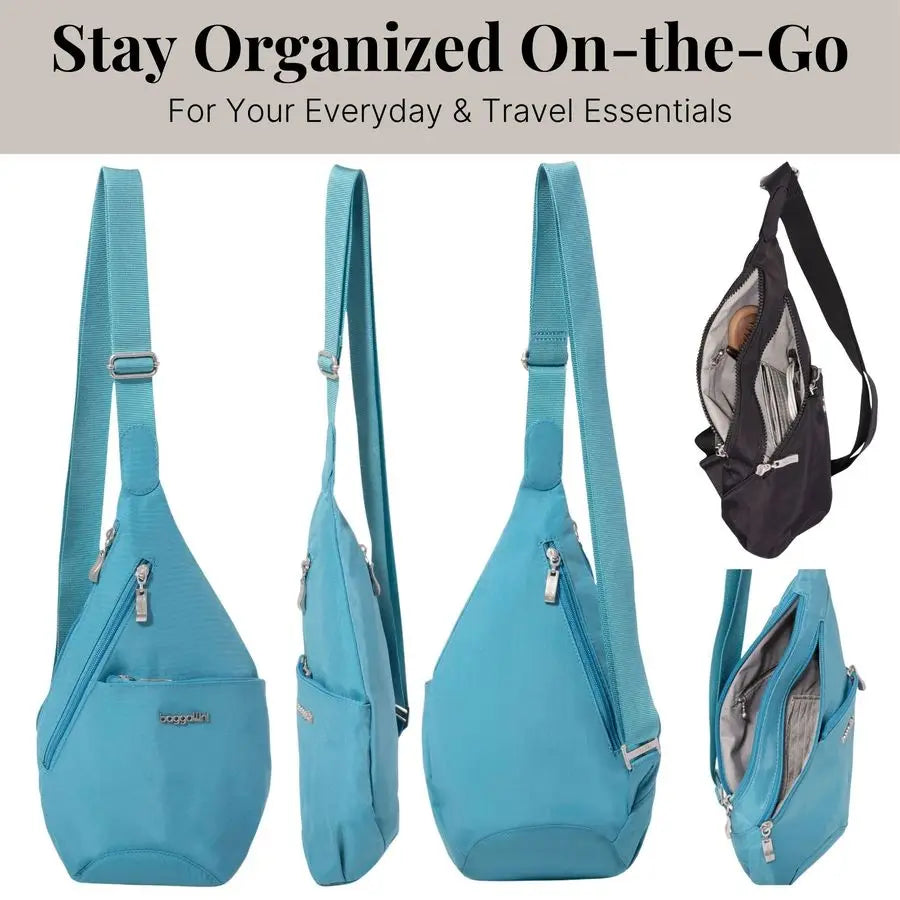 Mini Sling 12x7 Sling Crossbody Bag Backpack with Adjustable Shoulder Strap