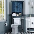Over The Toilet Storage Cabinet, Over Toilet Bathroom Organizer with Doors, Above Toilet Storage Cabinet Spacesaver Rack, Behind