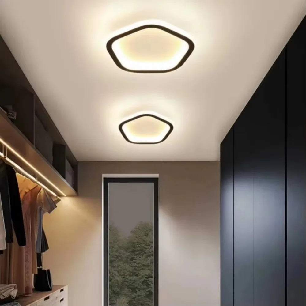Modern LED Ceiling Light Simple Balcony rotundity Light Home Corridor Porch Channel Ceiling Light Nordic Wind Cloakroom Light