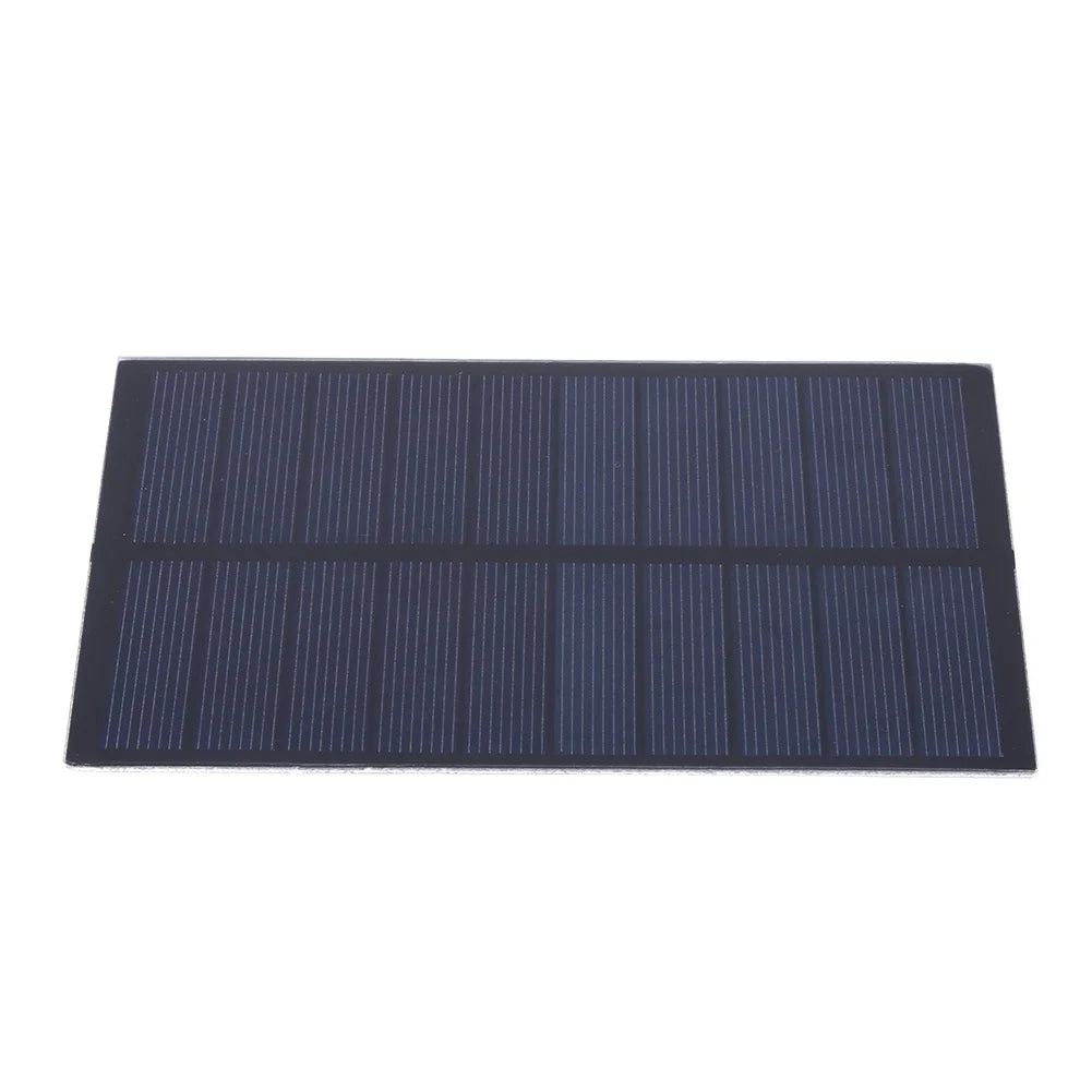1.5W 5V Solar Cell Panel Phone Power Bank Mini Solar Panel Kit Photovoltaic Cells for 3.6-5V Tablet Panel Solar /Lights