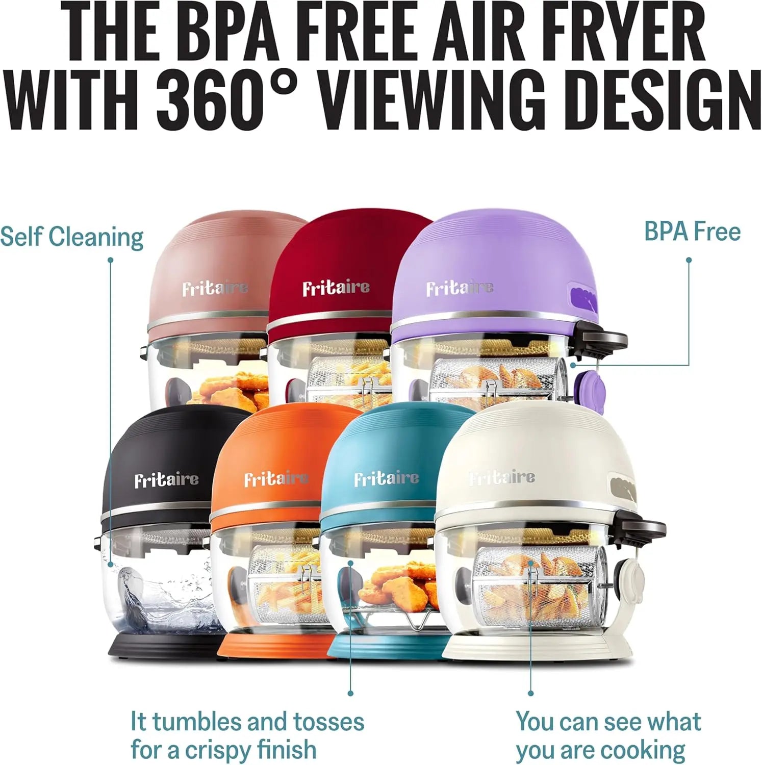 Large 5 Quart Air Fryer Halogen Infrared Convection Oven Multicooker Quick Healthy Meals Defrost Roast BBQ Oil-Free 1200W
