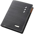 Hot Sale Men's Leather Wallet Credit Card Holder Simple Design Purse For Male