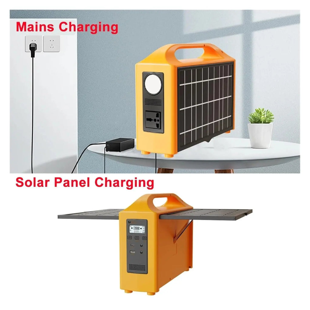 Portable Power Station, 100W Portable Power Station 110V 220V Solar Generator UPS e Bank 24000mAh With Panel For, Customized