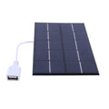 5W 5V Solar Cell Panel Polysilicon USB Photovoltaic Cells Solar Plate for 3-5V Battery/Phone Charging for Outdoor Camping