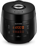 High Pressure Rice Cooker with Nonstick Pot, 13 Menu Options, Fuzzy Logic Tech, Auto Clean, Black