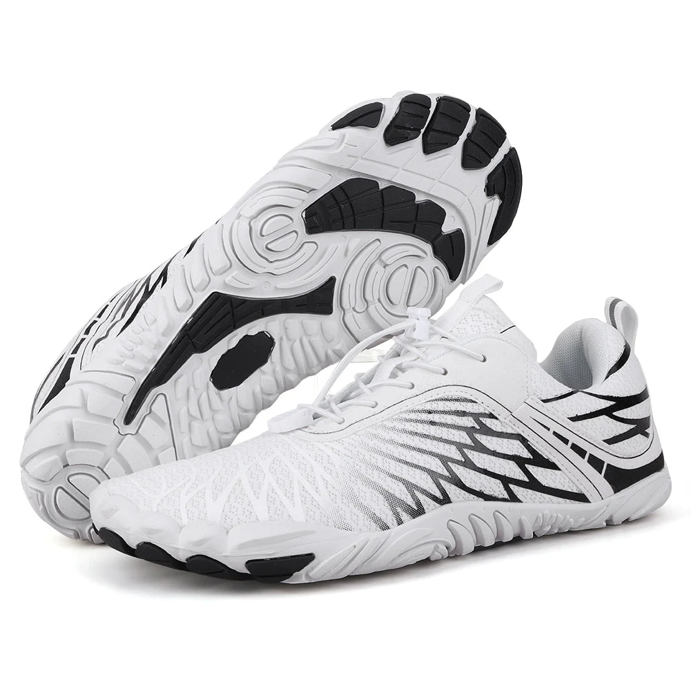 Unisex Water Shoes Lightweight Aqua Shoes Non Slip Barefoot Beach Shoes Comfortable Casual Wading Shoes Adjustable for Men Women