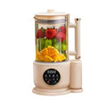 8 IN 1 Noise Reducing Nut Milk Maker Machine with 1500ml Capacity for Soy Milk Countertop Blender with Soundproof Cover 2H Heat