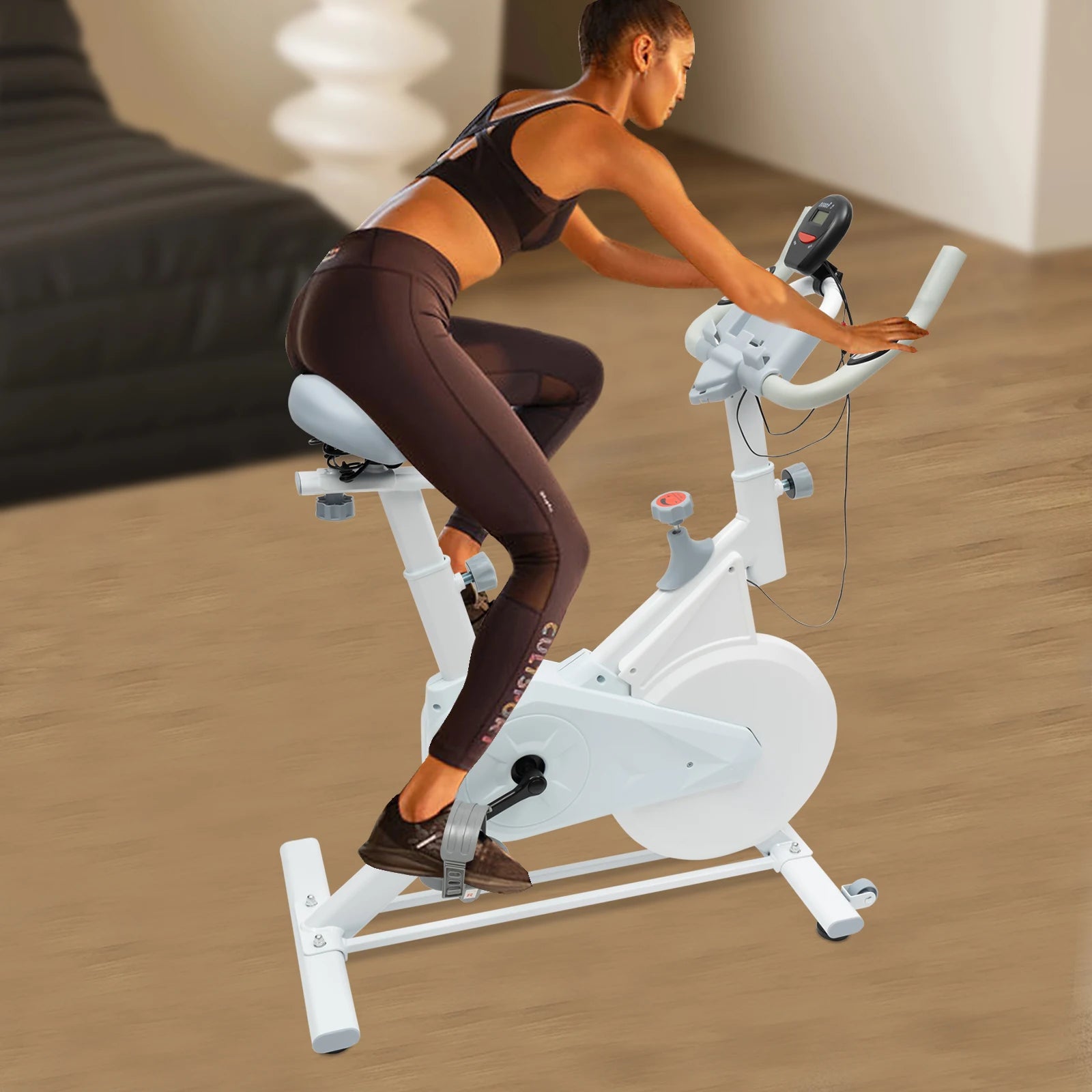 Exercise Bike Indoor Fitness Bike Cardio Fitness Bike Home Fitness Comfortable Seat Exercise Bike