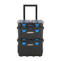 HART 7 Parts Modular Organization Storage Large Tool Box Portable Mobile Toolbox