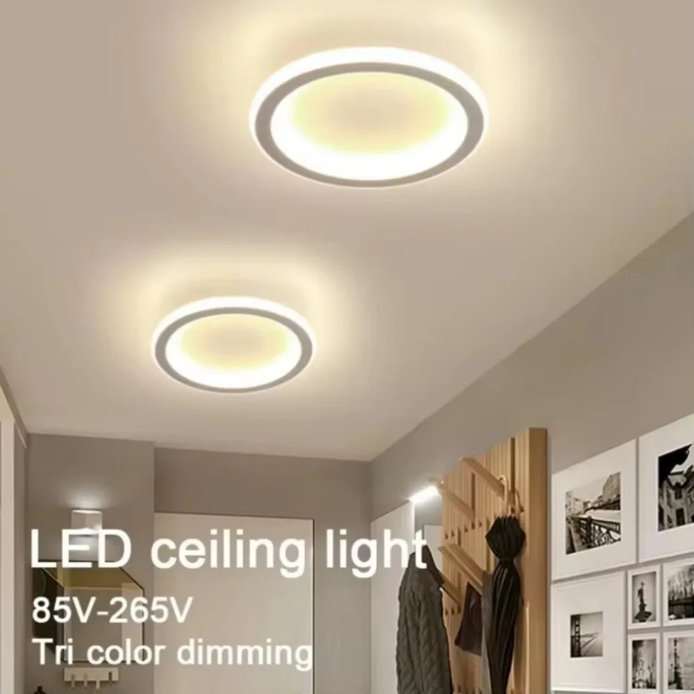 Modern LED Ceiling Light Simple Balcony rotundity Light Home Corridor Porch Channel Ceiling Light Nordic Wind Cloakroom Light