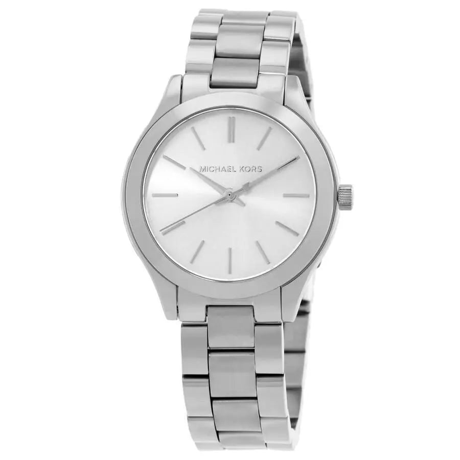 Michael Kors | Slim Runway Quartz Silver Dial Ladies Watch Set MK7563SET