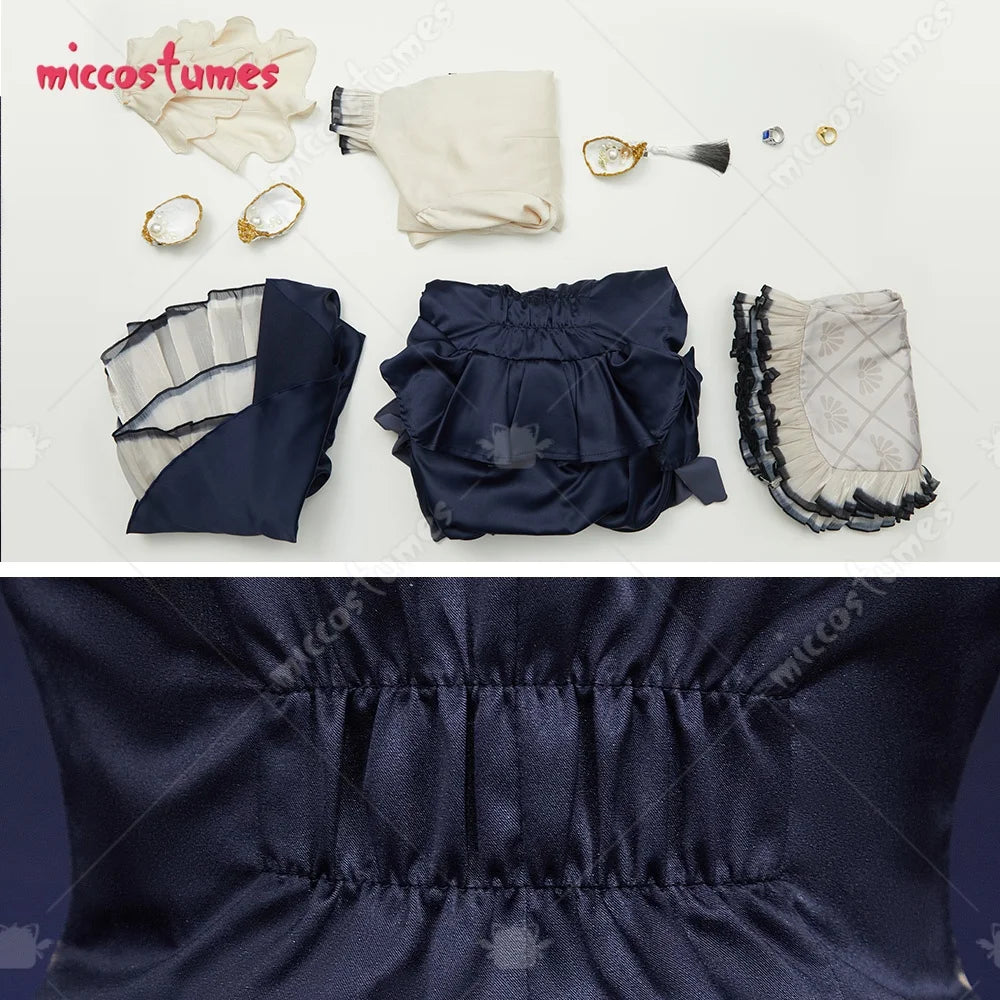 Miccostumes Kuroshitsuji Cosplay Costume Shirt and Jacket with Long Pants and Eye Mask