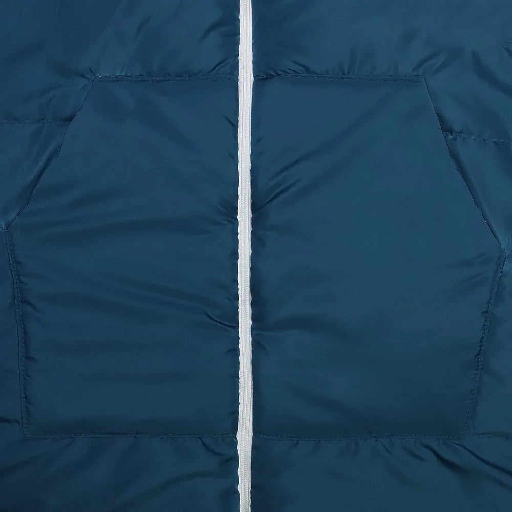 Wearable Sleeping Bag with Dual Hood, Long Sleeves, Pockets, Adjustable Drawstring - Perfect for Camping and Cold Weather Surviv