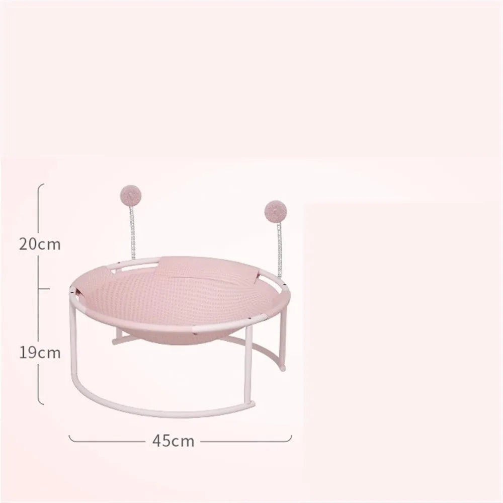 Pet Cat Bed Removable House Leisure Dog Bed Winter Sleeping Pad Window Hammock Warm Cat Bed for Comfortable Rest