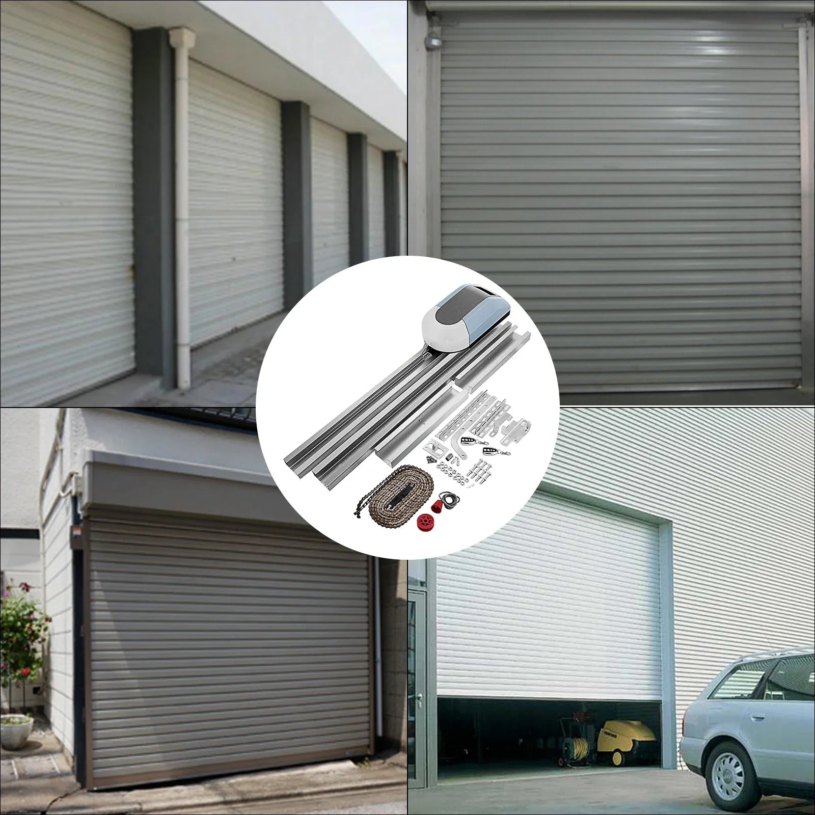 SIHAO Automatic Gate Openers Sliding Gates Kit Electric Garage Door Opener Electric Operator with Remotes Sliding Gates Access