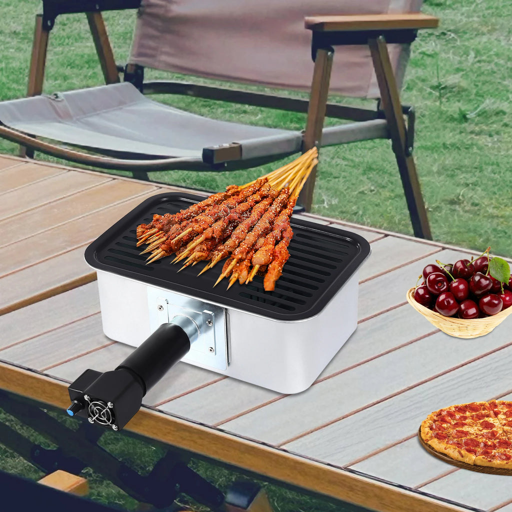 2500-5500rpm Portable Camping Barbecue Grill, Portable Camping Barbecue, Outdoor Barbecue Grill for Hiking
