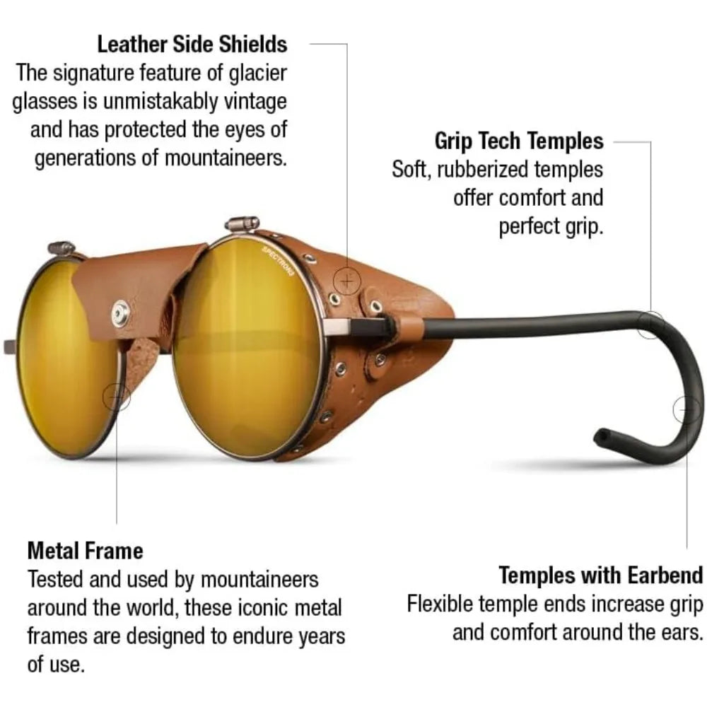 Sunglasses for men and women, hiking, trekking, skiing and snow travel 100% UV