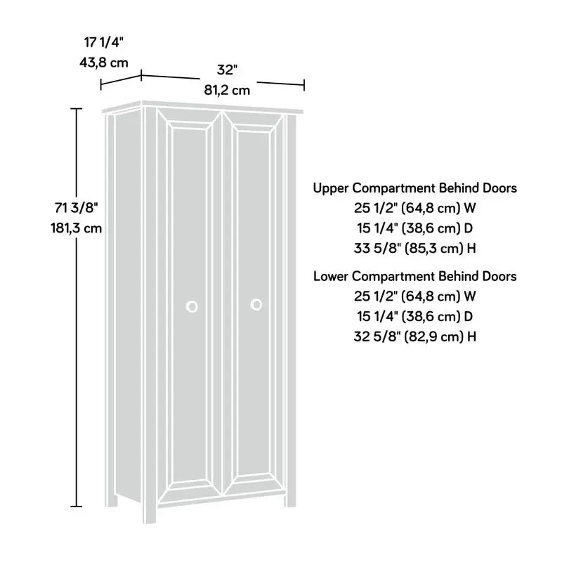 Brown Storage Cabinet with Modern Design and Ample Storage Space for Home or Office Use