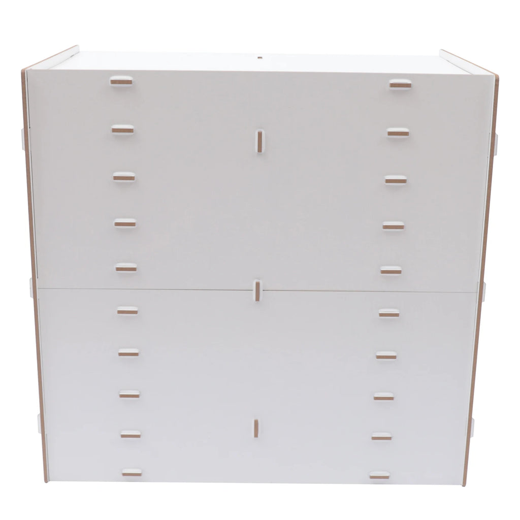 Wooden Desk Organiser 18 Compartments Document Tray Multifunctional Filing Shelf For A4 Magazines Papers Large File Storage