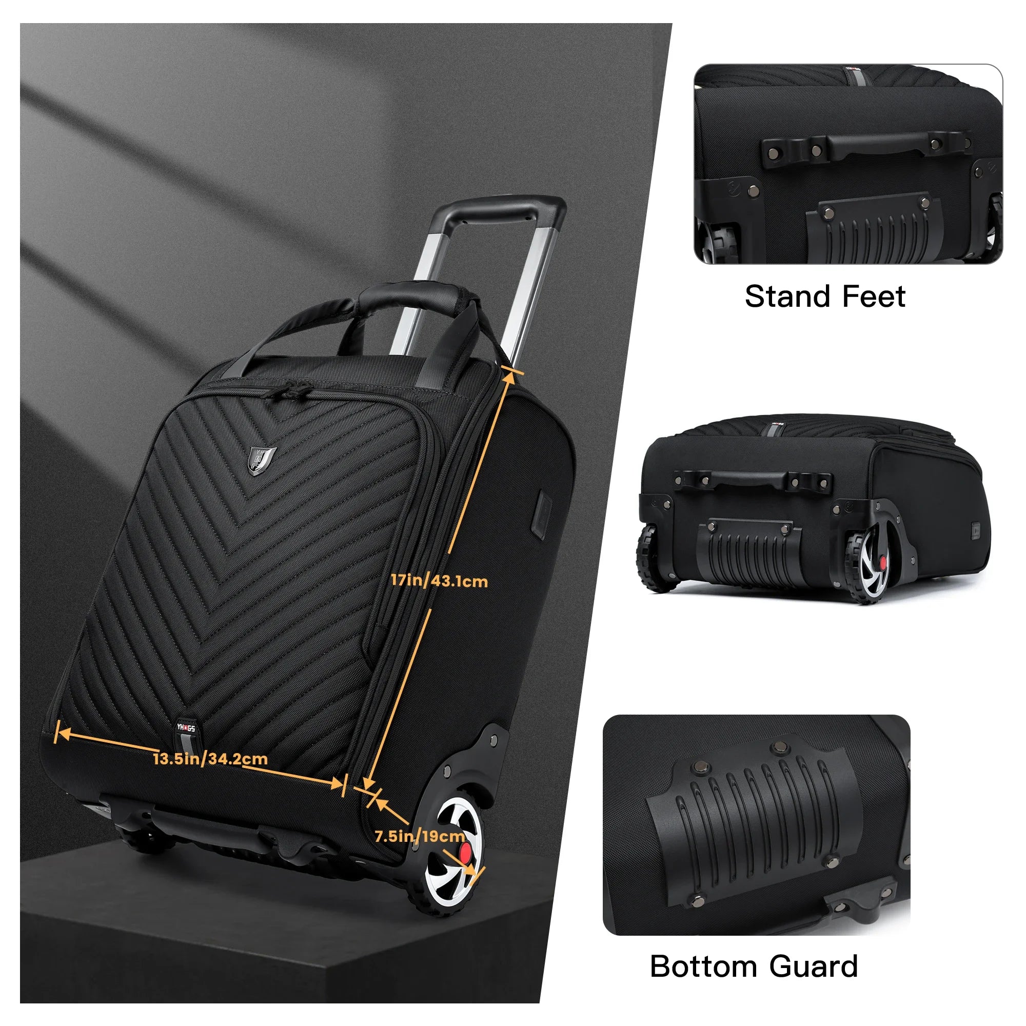Laptop Bag Business Trolley Bags Carry-On Underseat Airlines Luggage Travel Bag with Wheels Women Men Briefcase for Men Women
