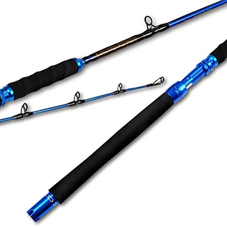 Saltwater Graphite Jig Jigging Casting Fishing Rod Deep Sea Jig Pole for Advanced Anglers Seeking High Sensitivity and