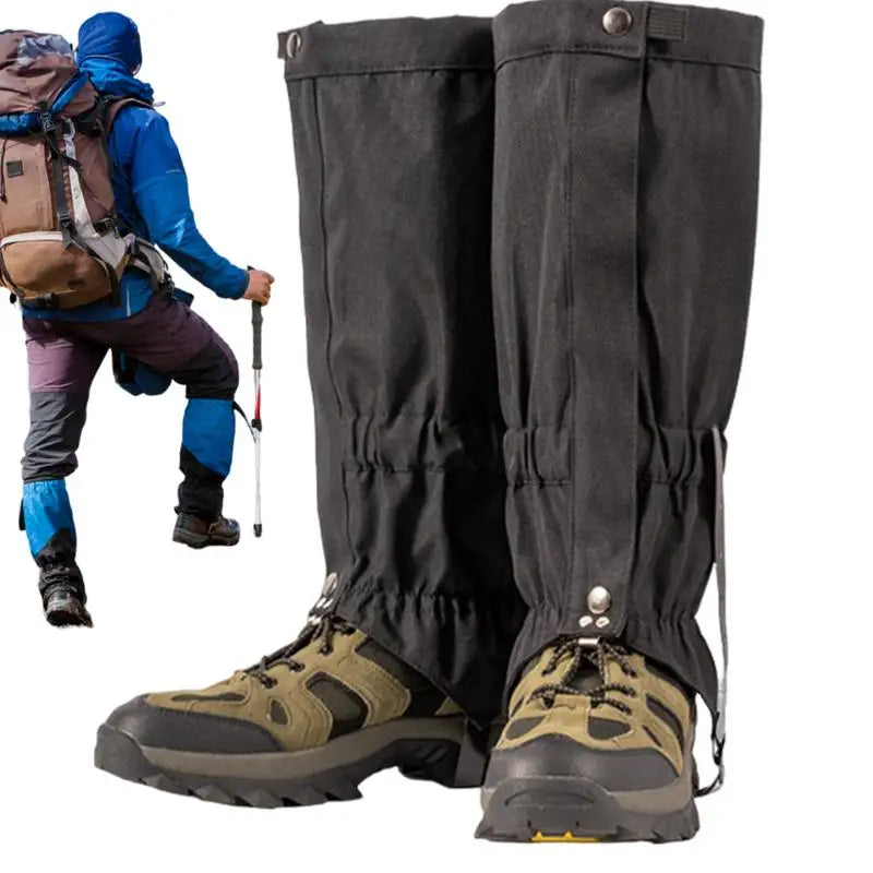 Waterproof Leg Guard Breathable Leg Guard Adjustable Leg Gaiters for Hunting Climbing Snow Boots Breathable Water-resistant