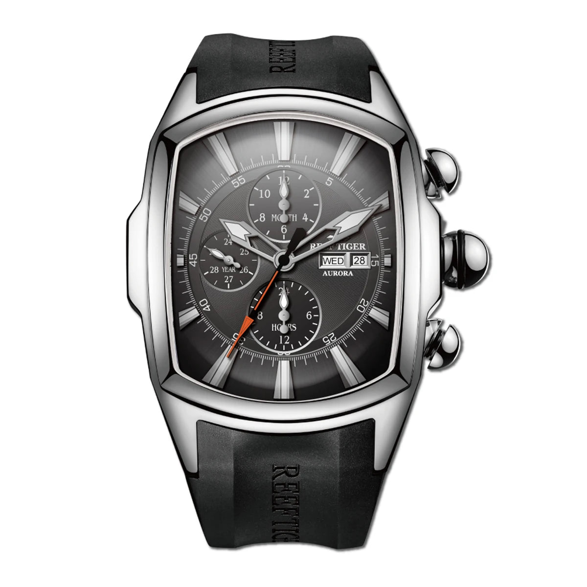 reef tiger brand men's fully automatic mechanical watches, business men's watches, fashionable men's sports watches, Valentine's