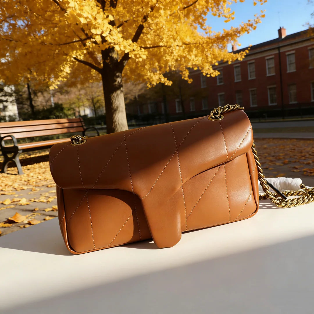 Stylish Caramel Bag New Style Autumn Use