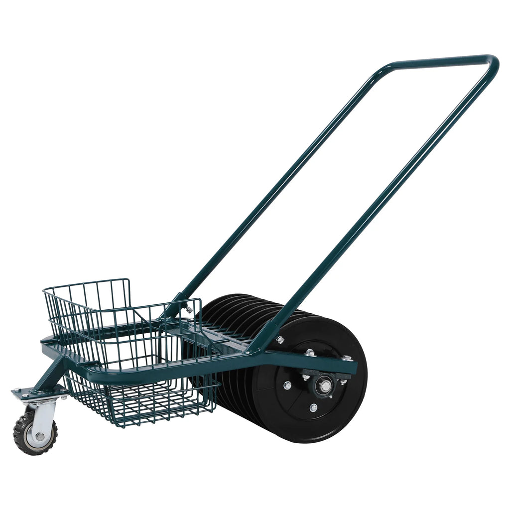 Golf Ball Collector Cart No Bending Over Large-Capacity Ball Holder Saving Time and Effort for Backyard Practice & Training
