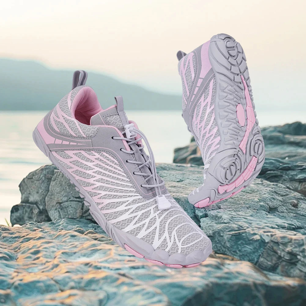 Water Shoes Breathable Soft Diving Sneakers Quick Drying Gym Fitness Shoes Non Slip Swimming Surfing Shoes for Outdoor Beach