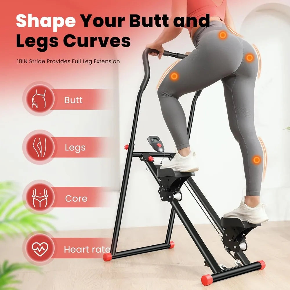 Vertical Climbing Machine for Home Fitness: Full-Body Workout and Cardiovascular Exercise Equipment