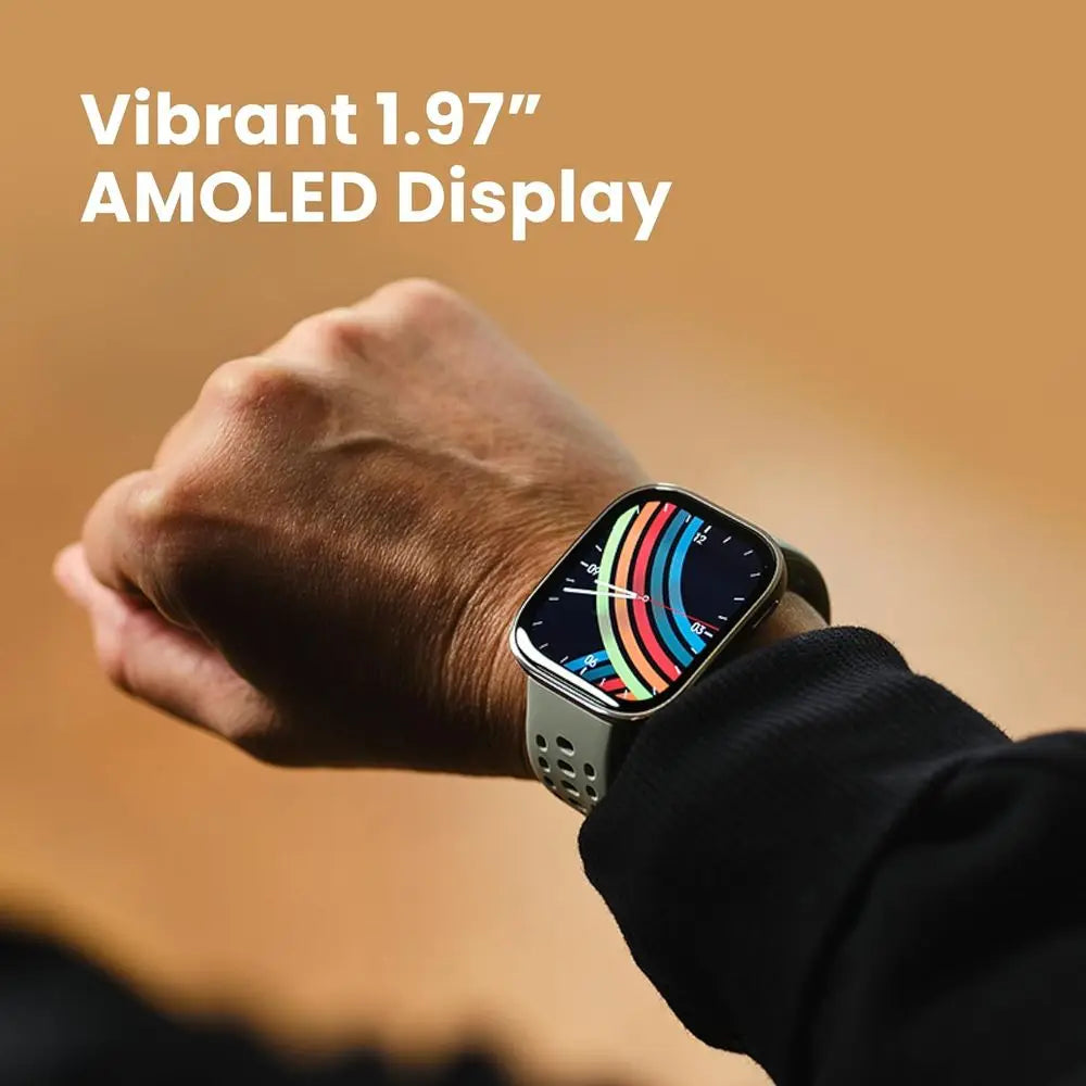 Amazfit Bip 6 Smart Watch 46mm, 14 Day Battery, 1.97" AMOLED Display, GPS & Free Maps, AI, Bluetooth Call & Text, Health, Fitnes