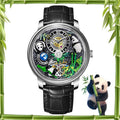 PINDU New Men Wristwatches Top Brand Luxury Mechanical Watch Panda Paradise Watch Men Stainless Steel Waterproof M2791B Movement