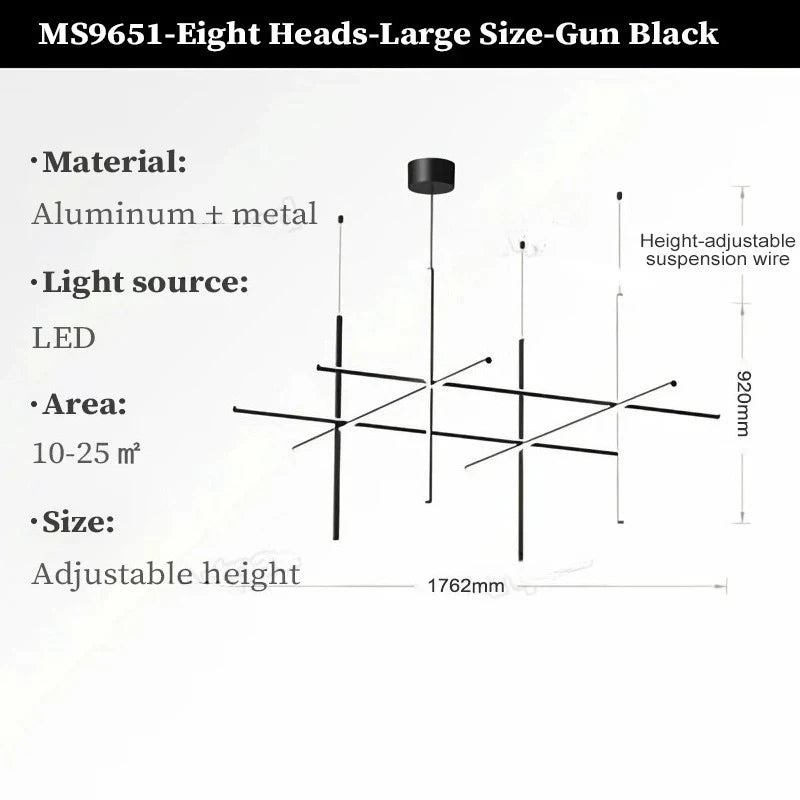 Modern LED Simple Tube Gold Chandeliers For Villa Living Room Kitchen Bar Pendant Lamps Interior Hanging Lighting Luminaires