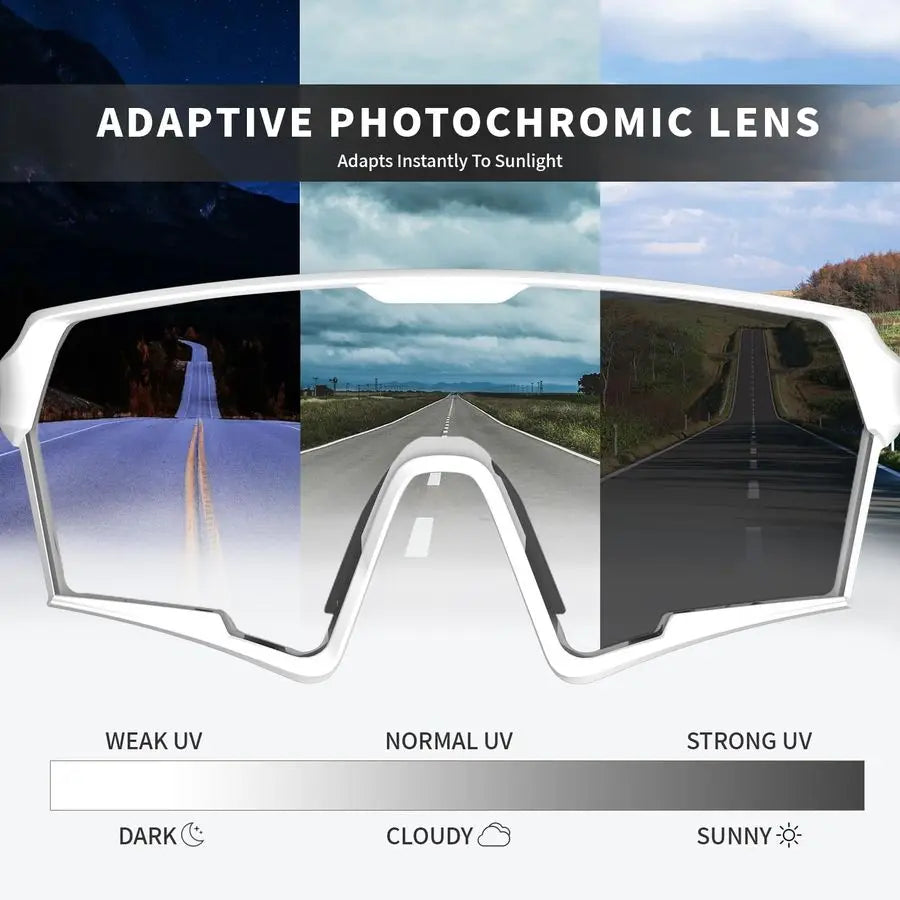 Cycling Sunglasses for Men Women Youth, UV Protection Sports Sunglasses for Baseball, Running, Driving
