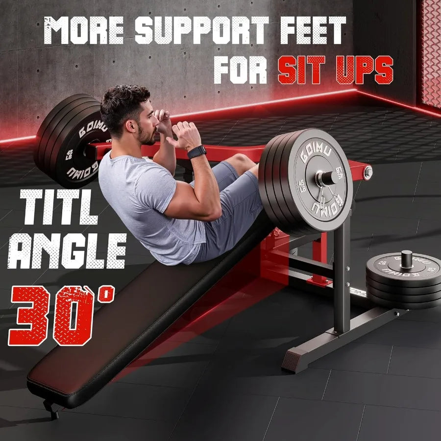 Chest Press Machine Z1PRO Weight Bench Press Machine with Independent Arms Adjustable Flat Incline Bench Press for Chest AB Wor