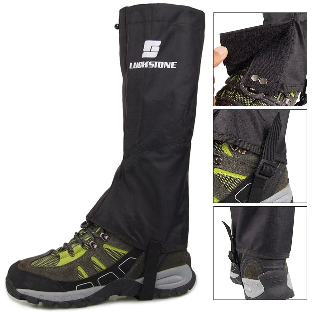 Leg Hiking Gaiters Winter Tourist Snow Foot Cover Lightweight Men Women Waterproof Shoe Gaiters Breathable Snow Boot Leg Gaiters