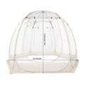 3M Transparent Sky Top Tent Courtyard Starry Tent Camping Tent PVC for Lawns, Gardens, Backyards
