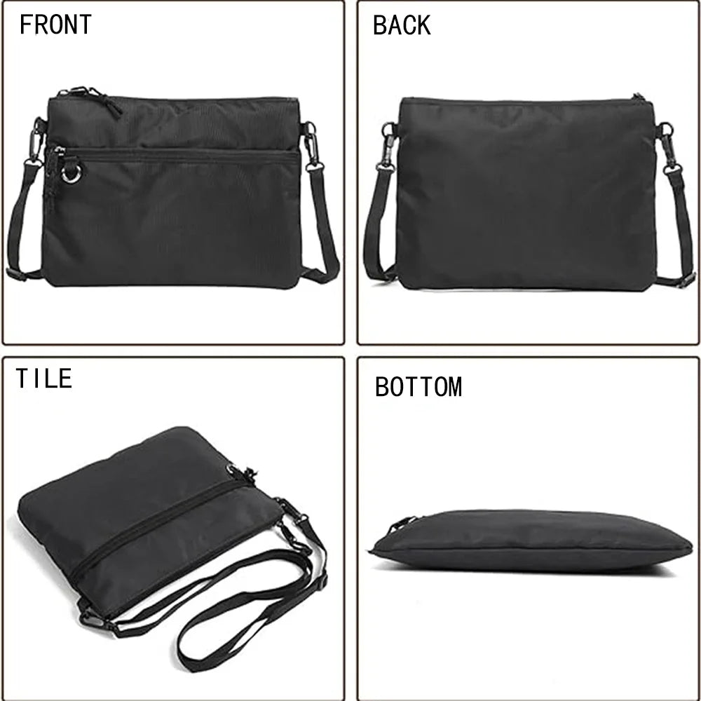 newNylon Chest Pack Cellphone Pouch Crossbody Bag Shoulder Bag Messenger Bag Outdoor Sports Bag Casual Running Cycling Sling Bag