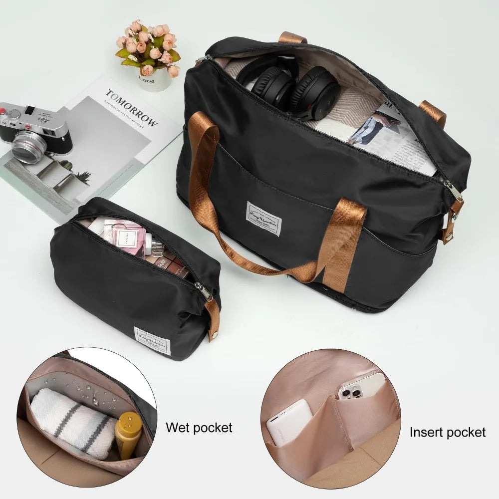6-piece abs+pc hardshell luggage set with spinner wheels, lightweight suitcase set with tsa lock and ykk zipper