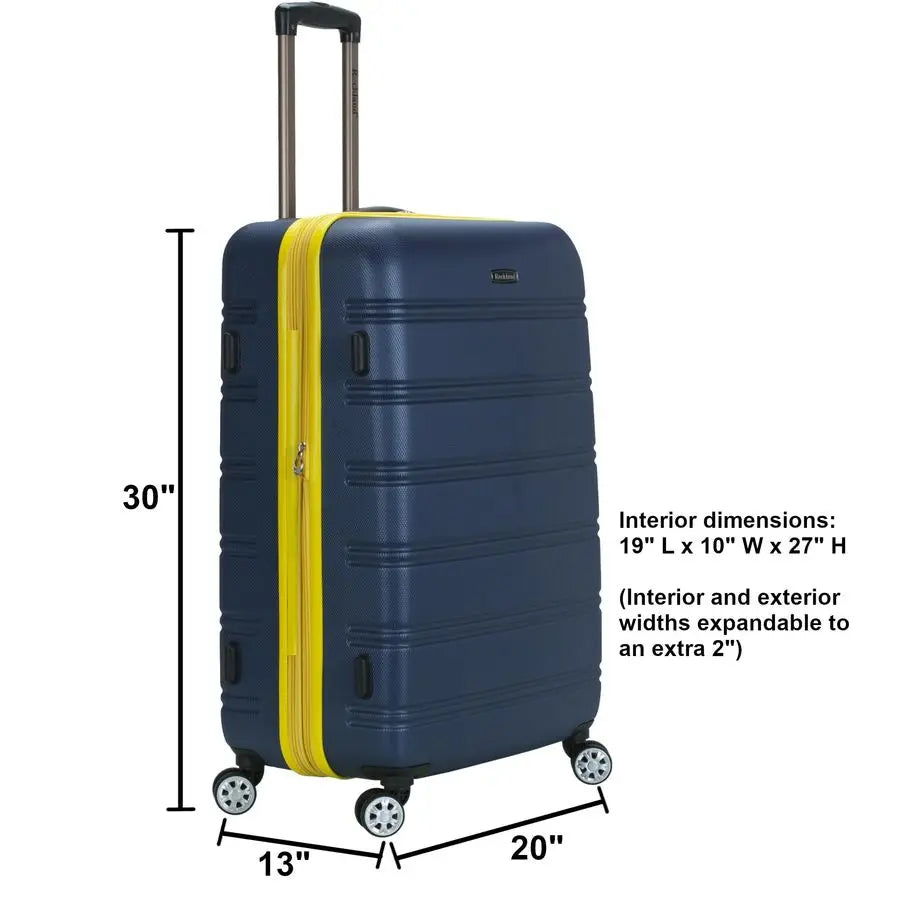Hardside Expandable Spinner Wheel Luggage, Red, CheckedLarge 28Inch F1603RED